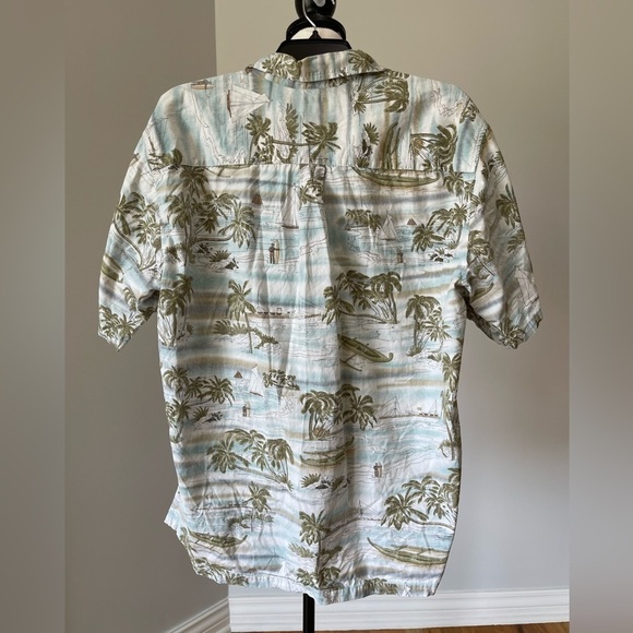 Cooke Street Honolulu size large Hawaiian button front shirt 100% cotton - Picture 10 of 10